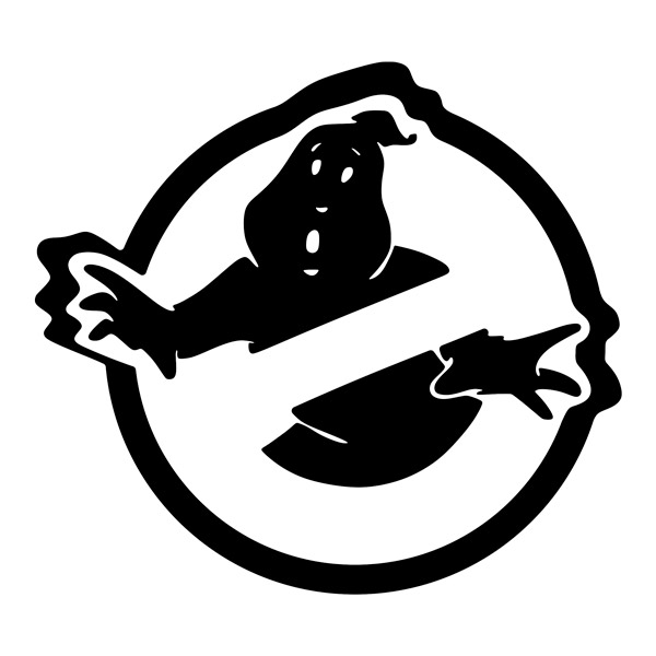 Adesivi per Auto e Moto: Logo degli Acchiappafantasmi