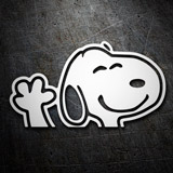 Adesivi per Auto e Moto: Snoopy che saluta 2