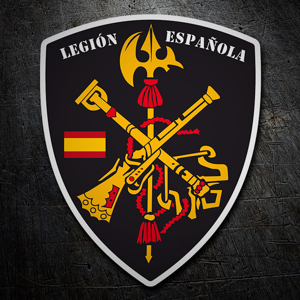 Adesivi per Auto e Moto: Stemma della Legione Spagnola