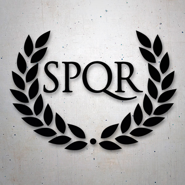 Adesivi per Auto e Moto: SPQR Roma