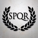 Adesivi per Auto e Moto: SPQR Roma 2