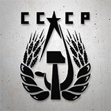 Adesivi per Auto e Moto: CCCP Russia 2