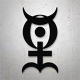 Adesivi per Auto e Moto: Monas Hieroglyphica di John Dee 2