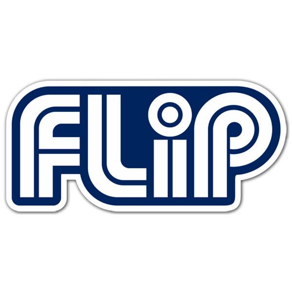 Adesivi per Auto e Moto: Flip blu