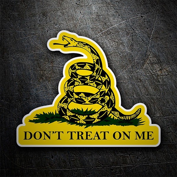 Adesivi per Auto e Moto: Don´t treat on me