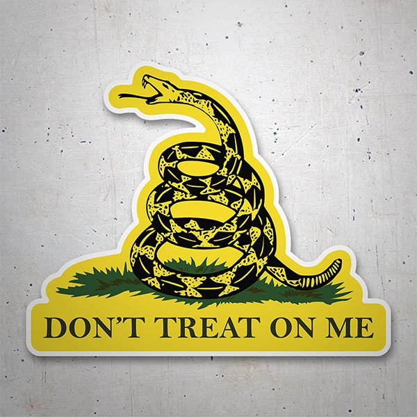 Adesivi per Auto e Moto: Don´t treat on me