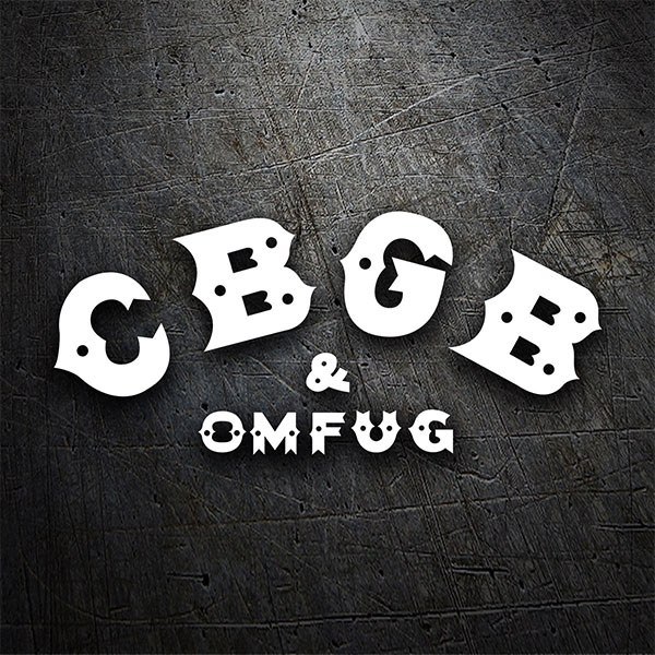 Adesivi per Auto e Moto: CBGB Rock