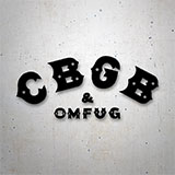Adesivi per Auto e Moto: CBGB & OMFUG Retro 2