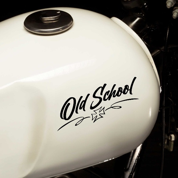 Adesivi per Auto e Moto: old School bobber