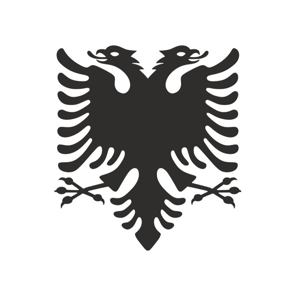 Adesivi per Auto e Moto: Stemma dell'Albania