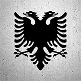 Adesivi per Auto e Moto: Stemma dell'Albania 2