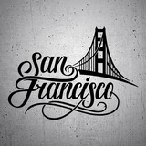 Adesivi per Auto e Moto: San francisco Golden Gate  2