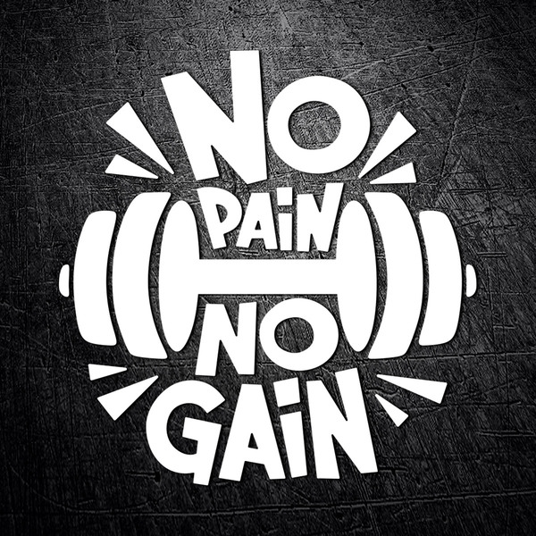 Adesivi per Auto e Moto: No pain no gain