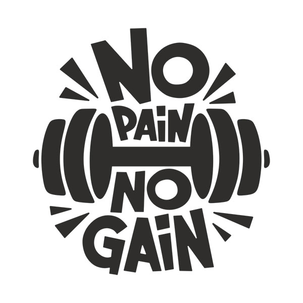 Adesivi per Auto e Moto: No pain no gain