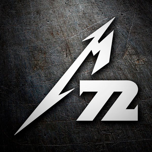 Adesivi per Auto e Moto: Logo Metallica M72