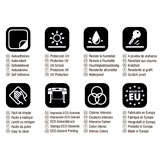 Adesivi per Auto e Moto: Numero 3 Verde su Fondo Bianco 4