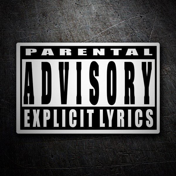 Adesivi per Auto e Moto: Parental Advisory Explicit lyrics