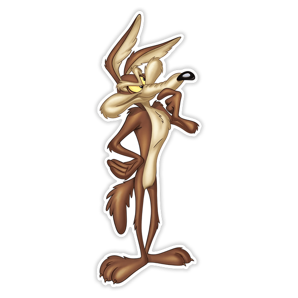 Adesivi per Auto e Moto: Coyote di Looney Tunes