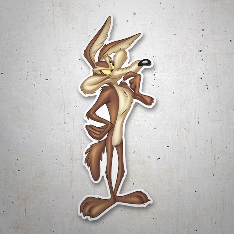 Adesivi per Auto e Moto: Coyote di Looney Tunes