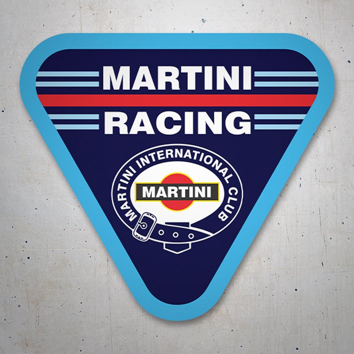 Adesivi per Auto e Moto: Martini Racing con design triangolare 3
