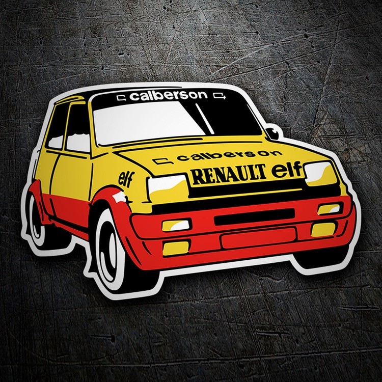 Adesivi per Auto e Moto: Design classico Renault 5 Copa Calberson