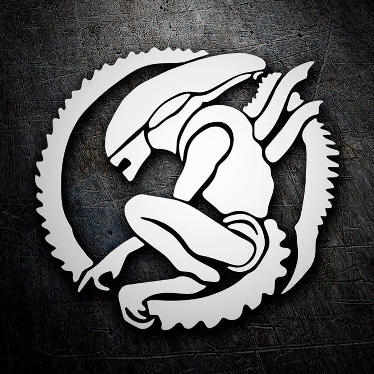 Adesivi per Auto e Moto: Alien, pericolo interstellare