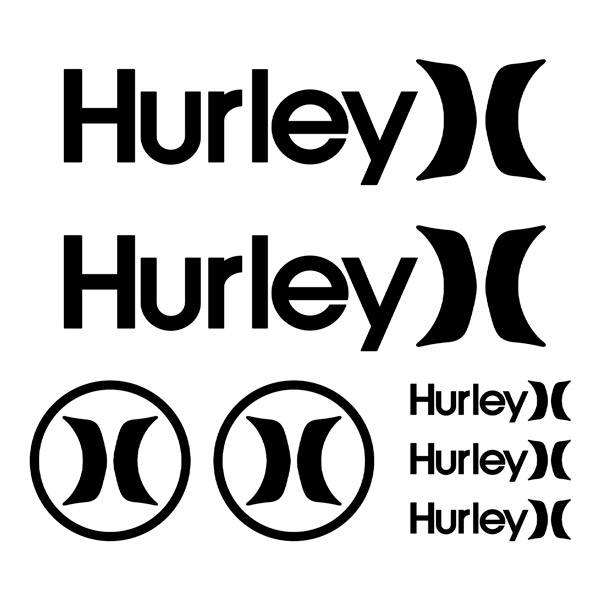 Adesivi per Auto e Moto: Set 7X Hurley