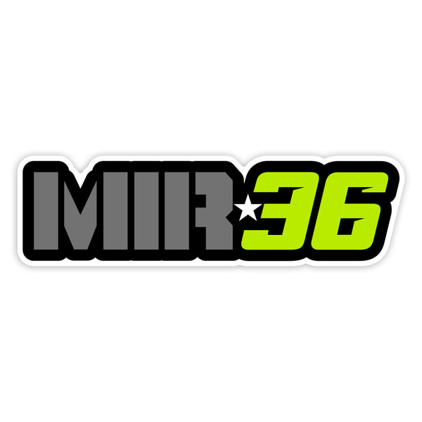 Adesivi per Auto e Moto: Joan Mir 36