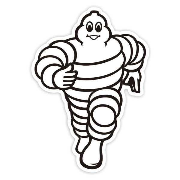 Adesivi per Auto e Moto: Michelin Corridore