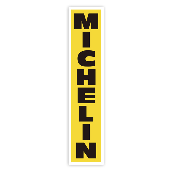 Adesivi per Auto e Moto: Michelin Verticale