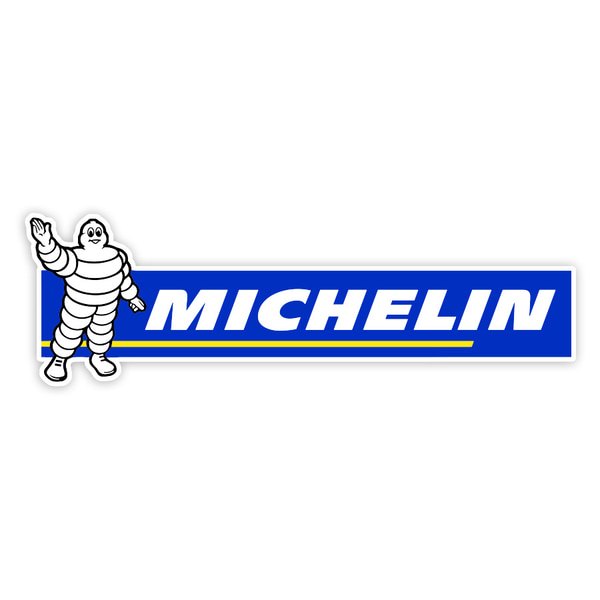 Adesivi per Auto e Moto: Michelin Saluto Blu