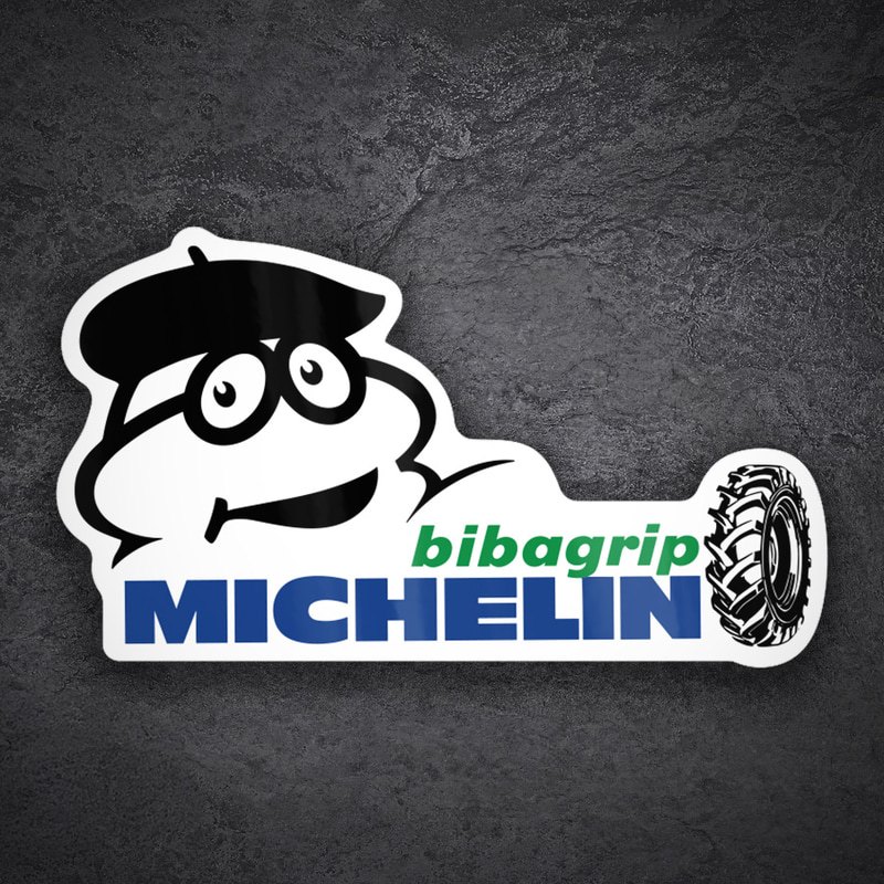 Adesivi per Auto e Moto: Michelin Bibagrip Classico