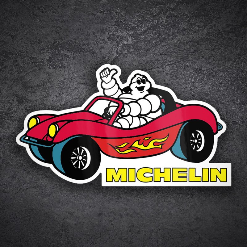 Adesivi per Auto e Moto: Michelin Buggy Rosso
