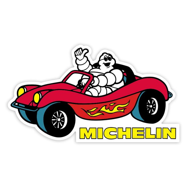 Adesivi per Auto e Moto: Michelin Buggy Rosso