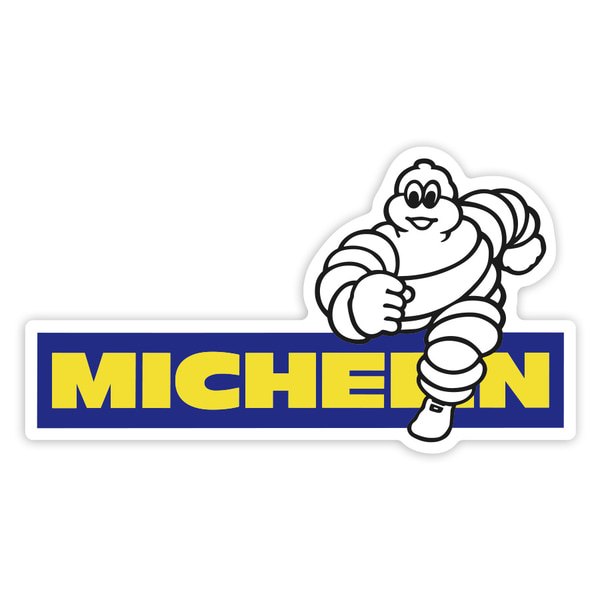 Adesivi per Auto e Moto: Michelin Corridore Blu