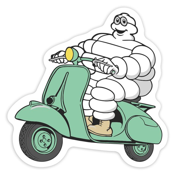 Adesivi per Auto e Moto: Michelin Vespa