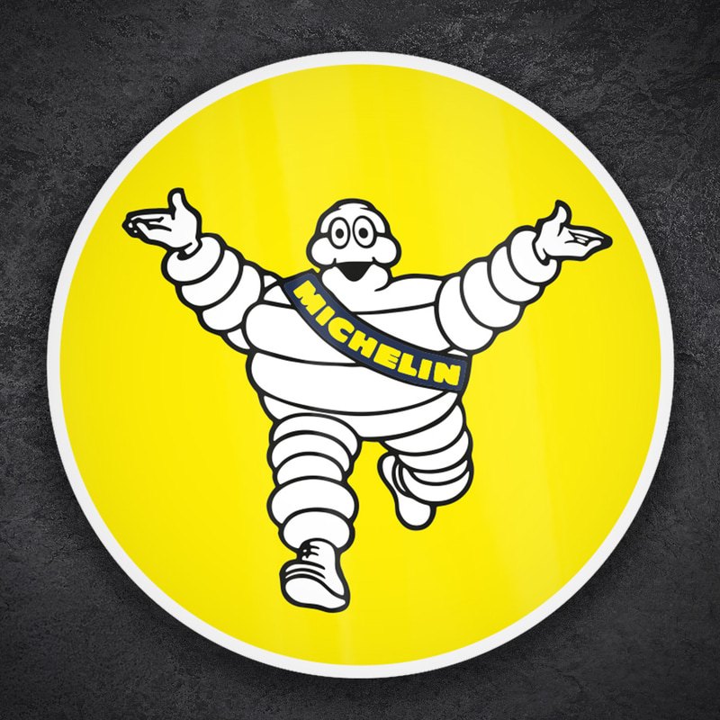 Adesivi per Auto e Moto: Michelin Benvenuto