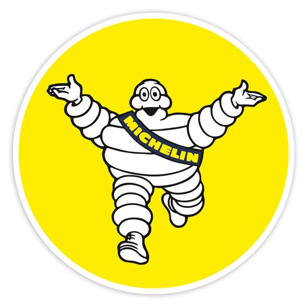 Adesivi per Auto e Moto: Michelin Benvenuto