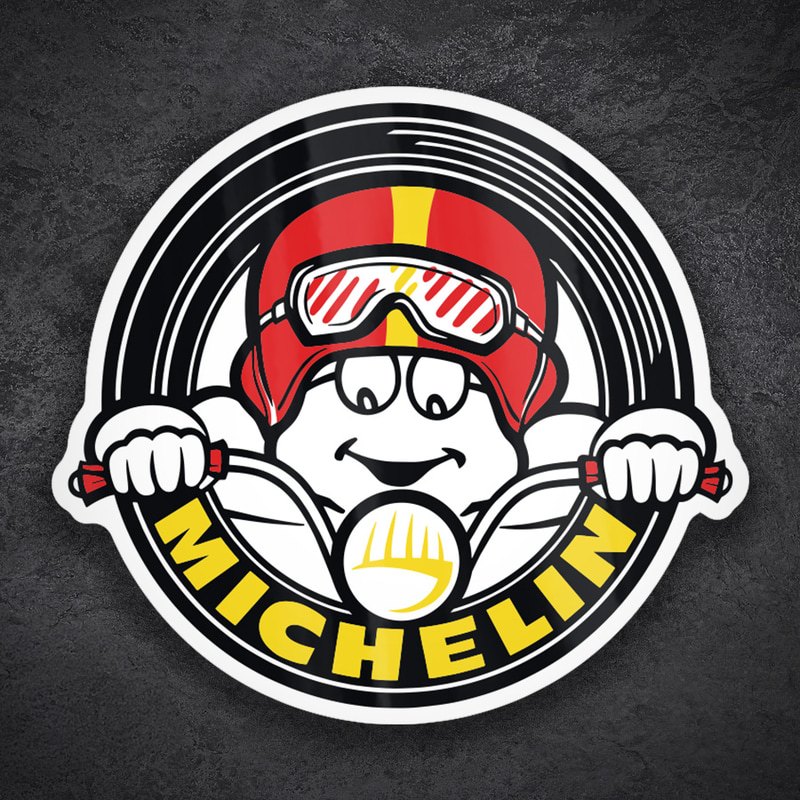 Adesivi per Auto e Moto: Michelin Biker Circolare
