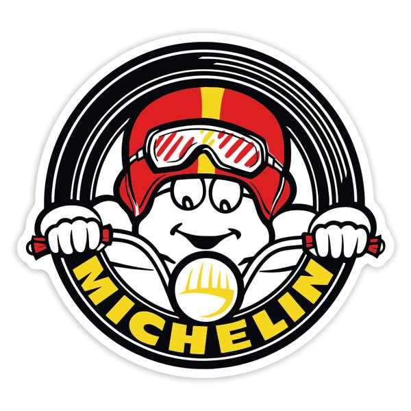 Adesivi per Auto e Moto: Michelin Biker Circolare