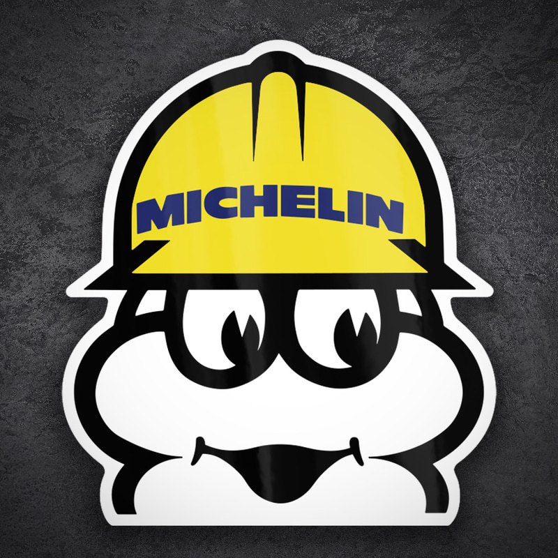 Adesivi per Auto e Moto: Michelin Operaio