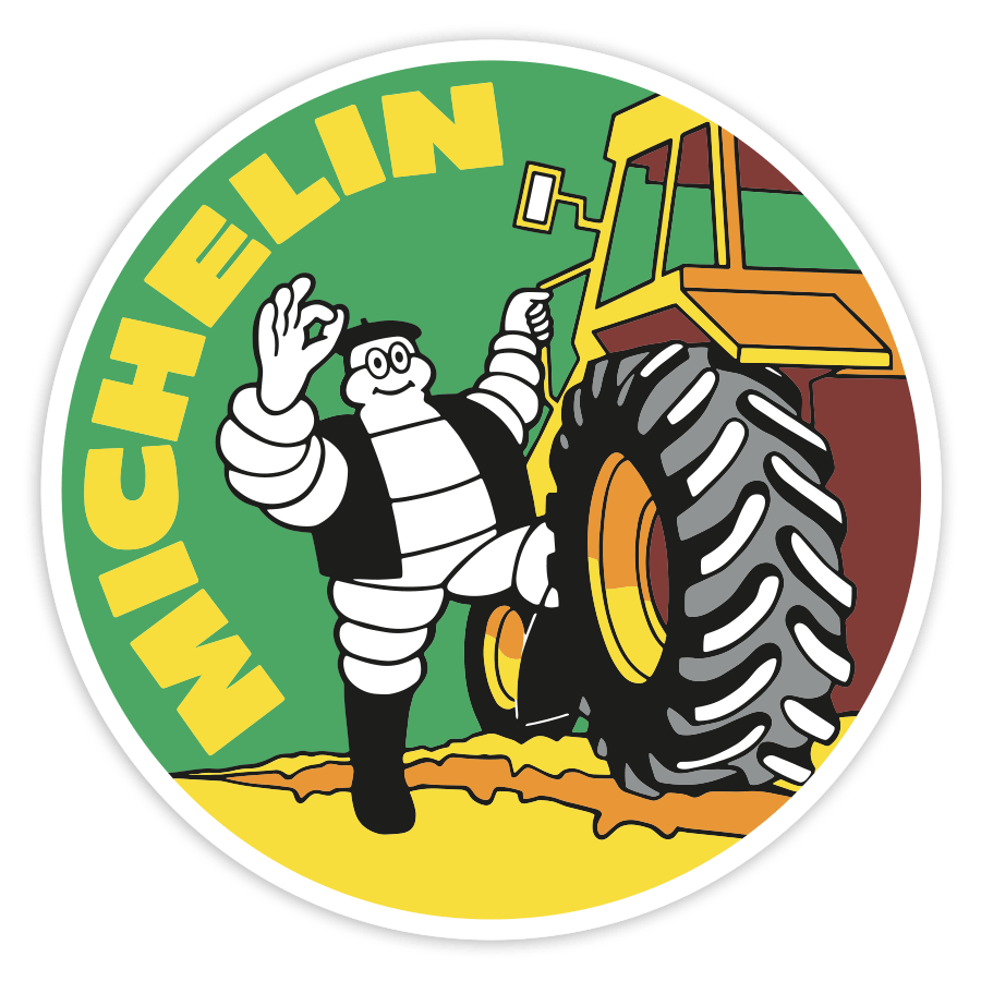 Adesivi per Auto e Moto: Michelin Trattore Agricolo