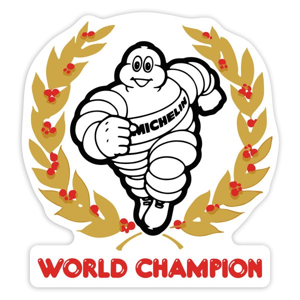 Adesivi per Auto e Moto: Michelin Campione del Mondo