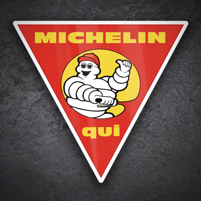 Adesivi per Auto e Moto: Michelin Qui Moto