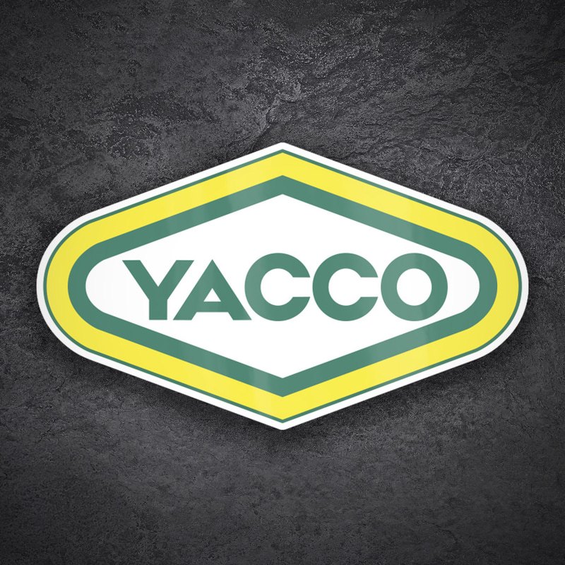 Adesivi per Auto e Moto: Yacco Giallo Classico