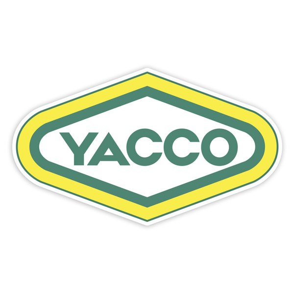 Adesivi per Auto e Moto: Yacco Giallo Classico