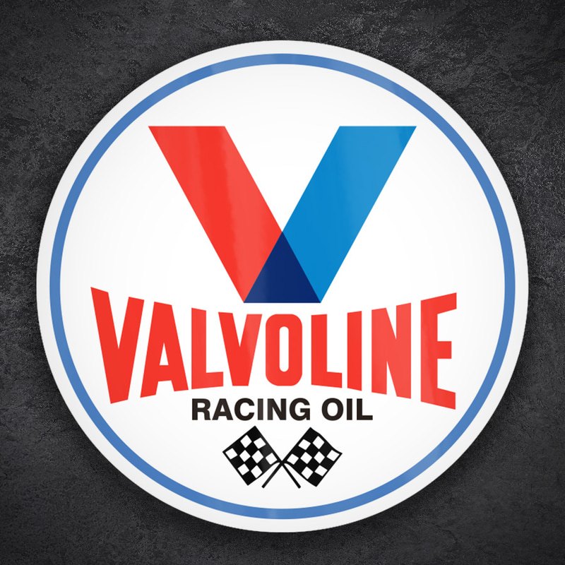 Adesivi per Auto e Moto: Valvoline Racing Oil