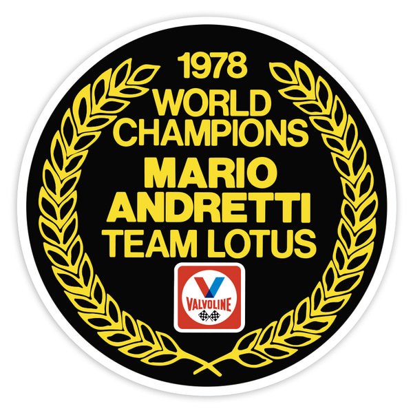 Adesivi per Auto e Moto: Valvoline Andretti Lotus 1978