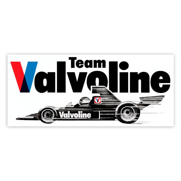 Adesivi per Auto e Moto: Valvoline Team Racing