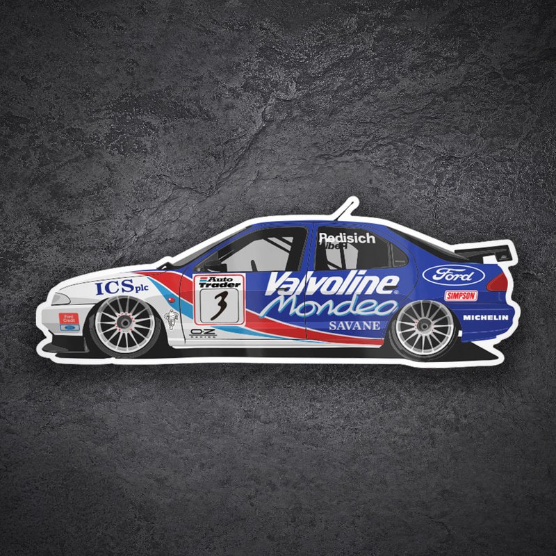 Adesivi per Auto e Moto: Ford Mondeo Valvoline Rallye